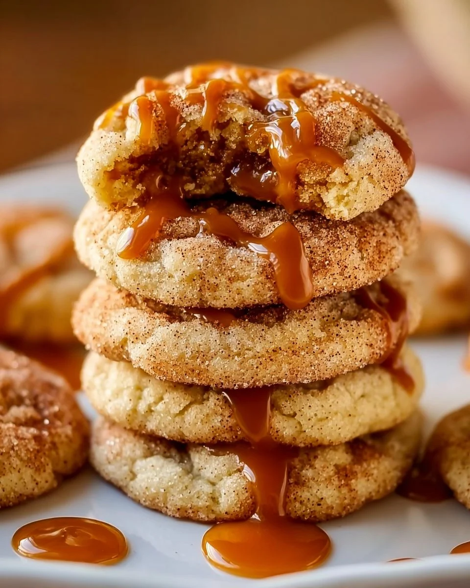 Biscuits au Beurre de Cannelle avec un Cœur Caramélisé