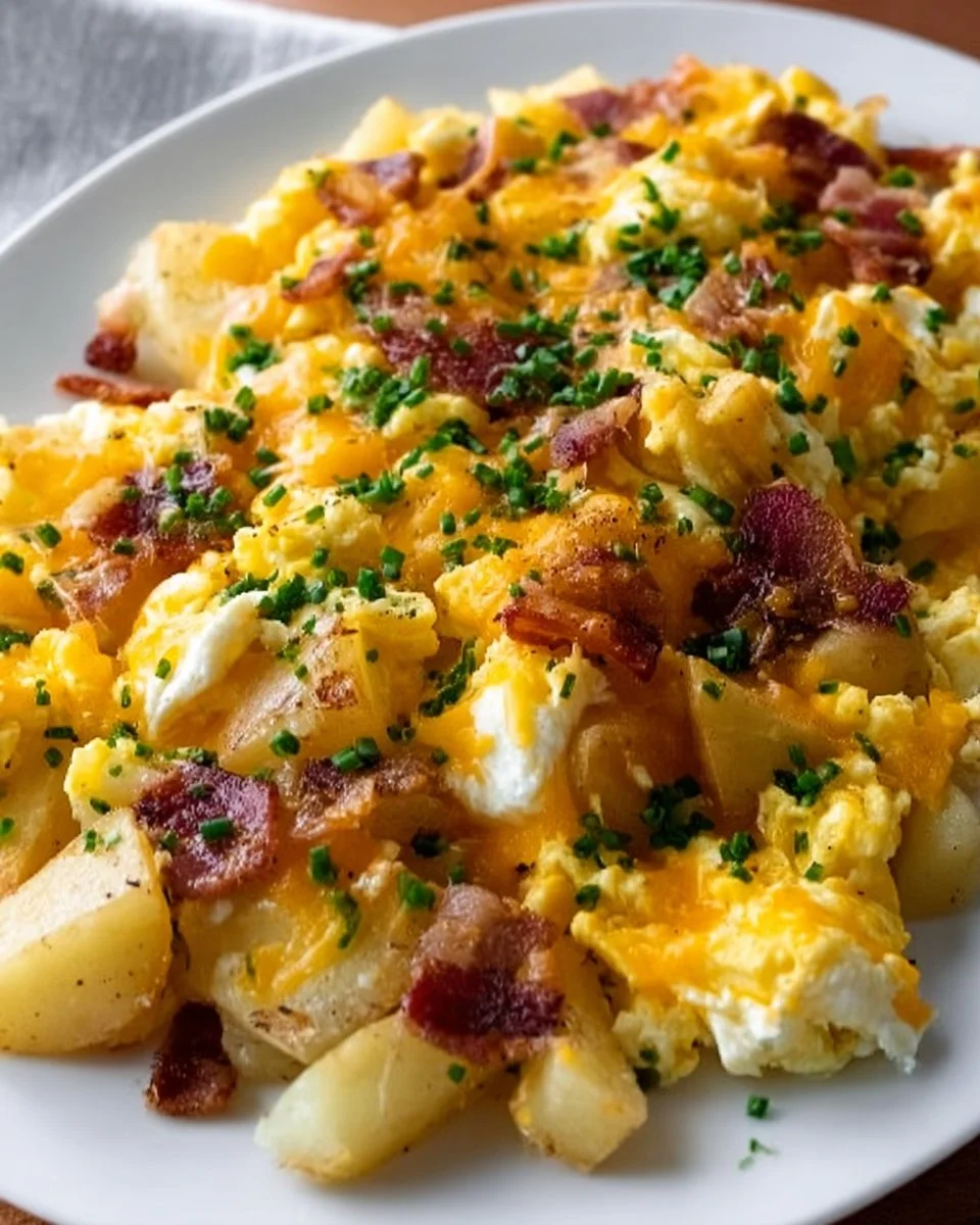 Brouillade de Pommes de Terre au Fromage