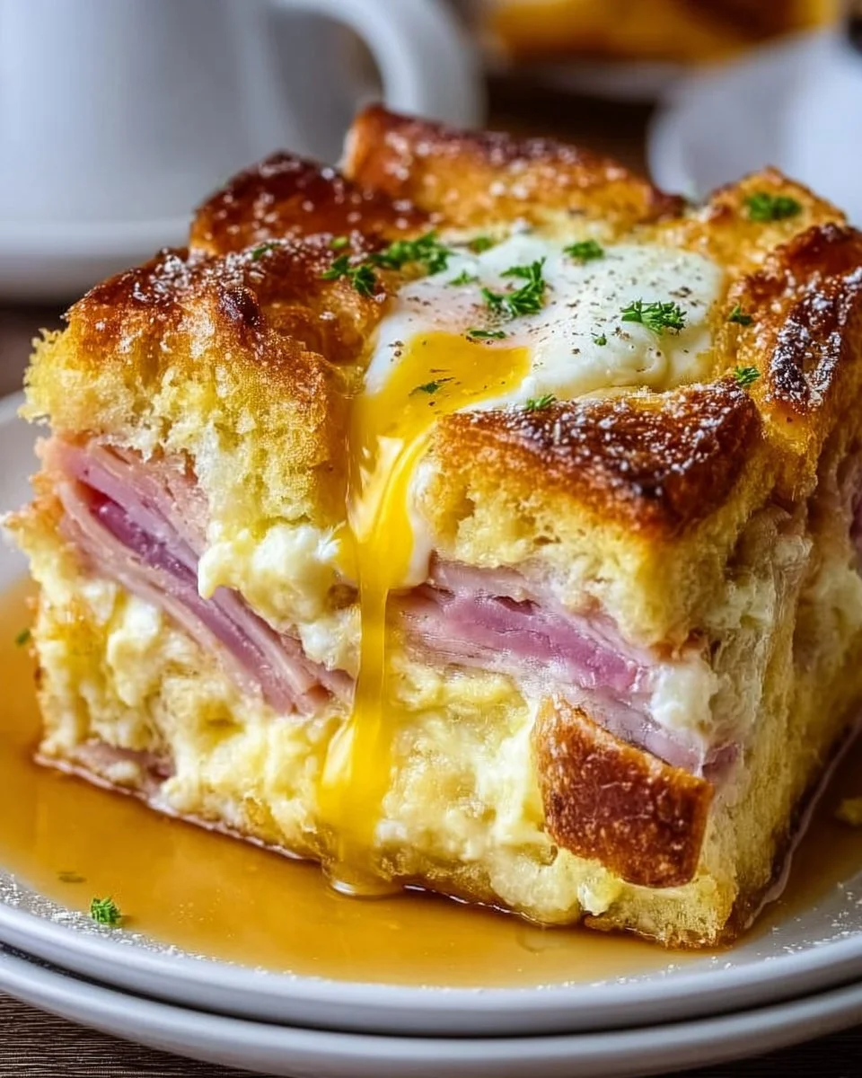 Casserole Petit Déjeuner Monte Cristo