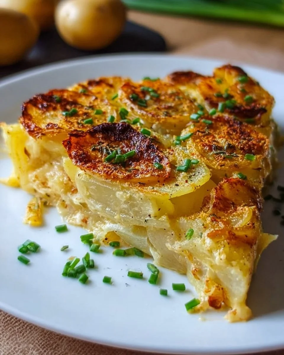 Gratin De Pommes De Terre Végétalien Sans Gluten