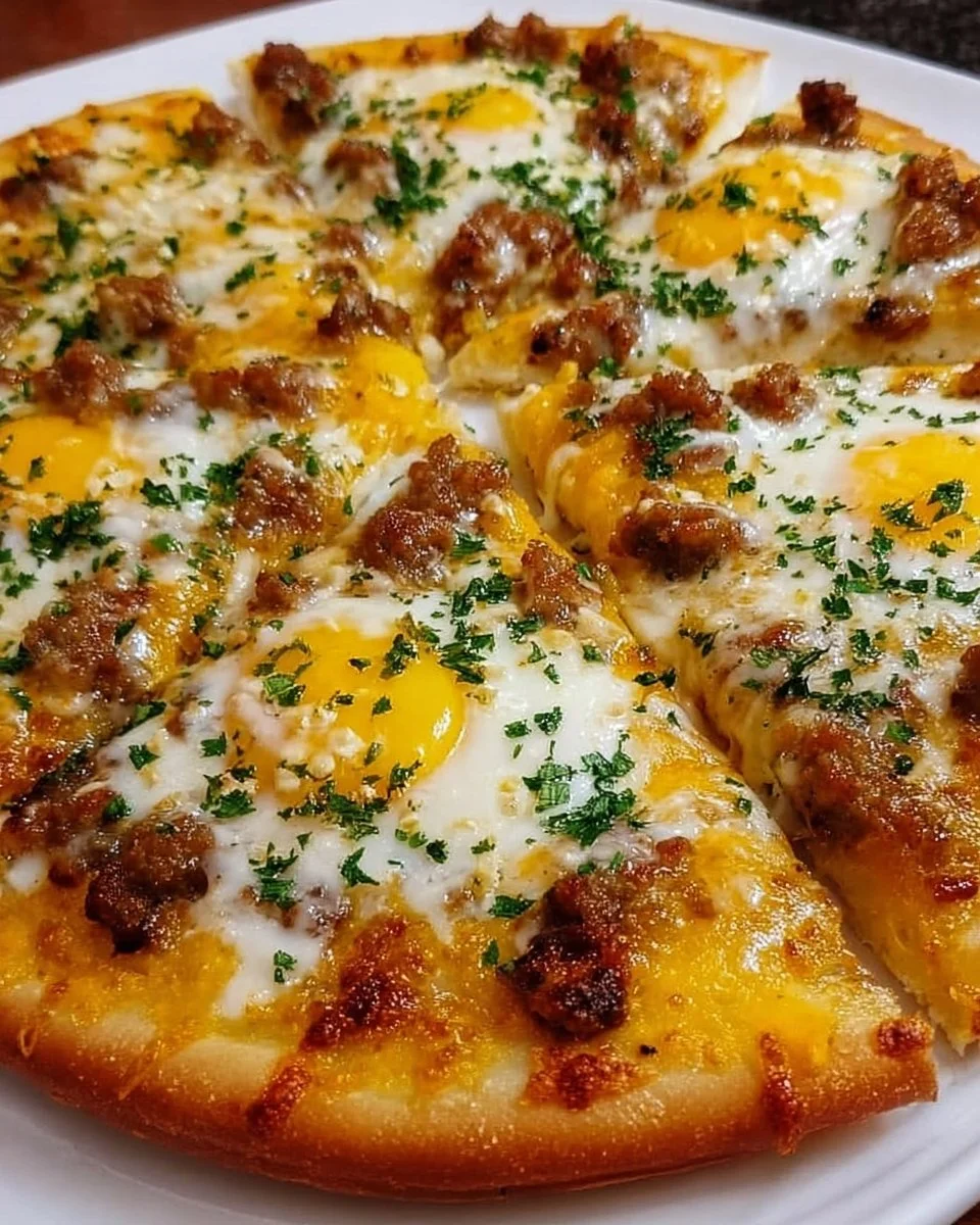 Pizza for Breakfast with Sausage Sauce