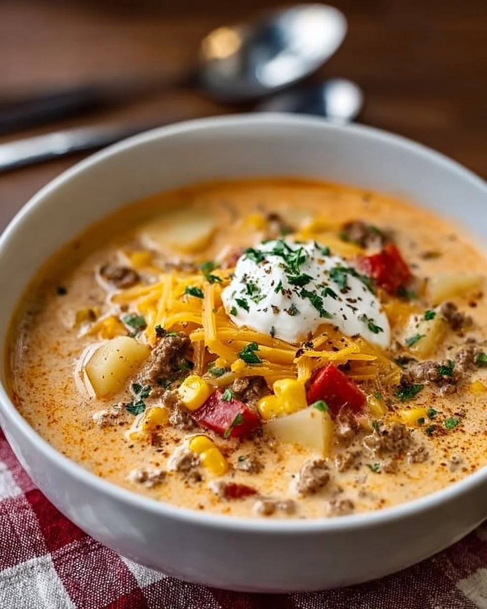 Soupe crémeuse de cowboy