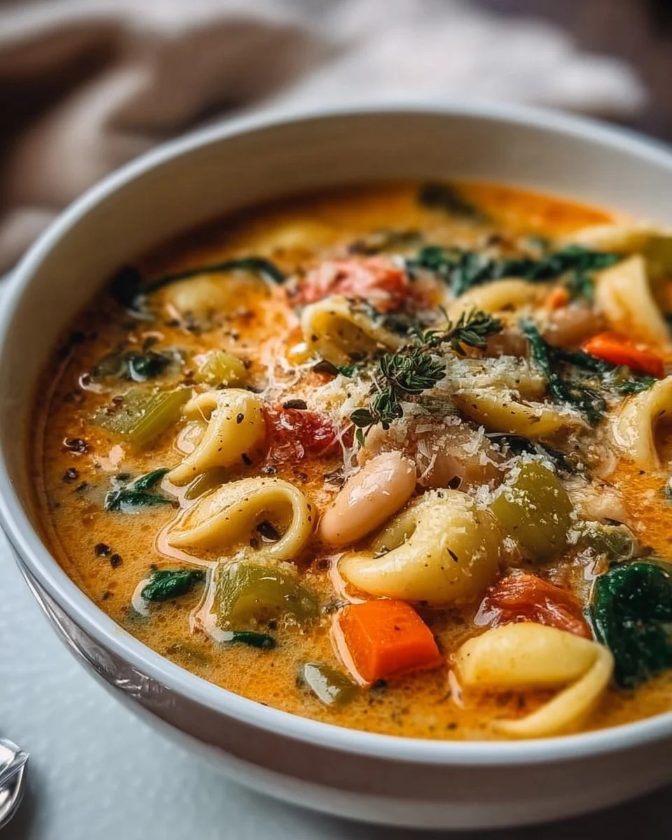 Soupe De Pâtes Crémeuse