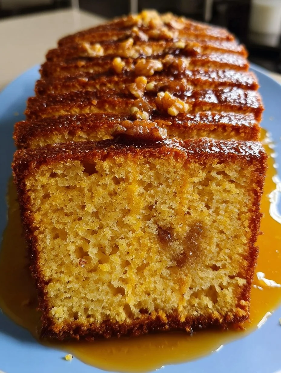 Cake à l’Orange, Miel et Noix