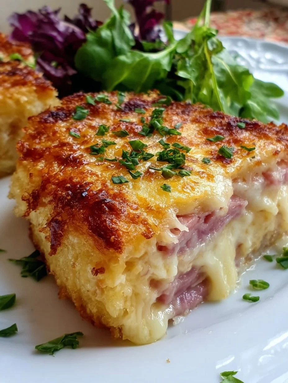 Crispy and Balanced Baked Light Croque-Monsieur