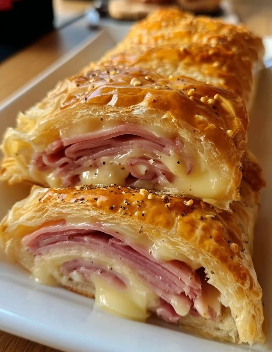 Feuilleté Roulé Jambon Fromage