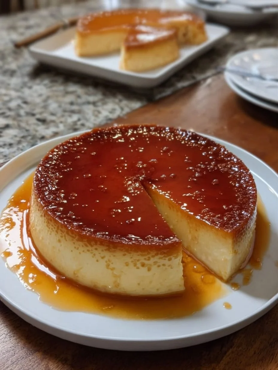 Flan caramel fondant maison facile et crémeux