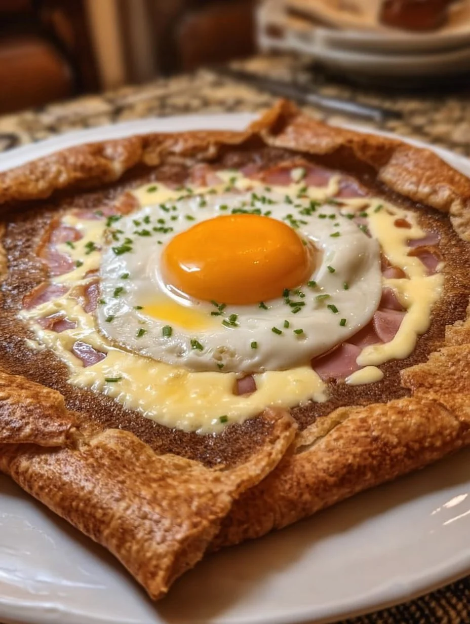 Galette complète bretonne jambon fromage œuf