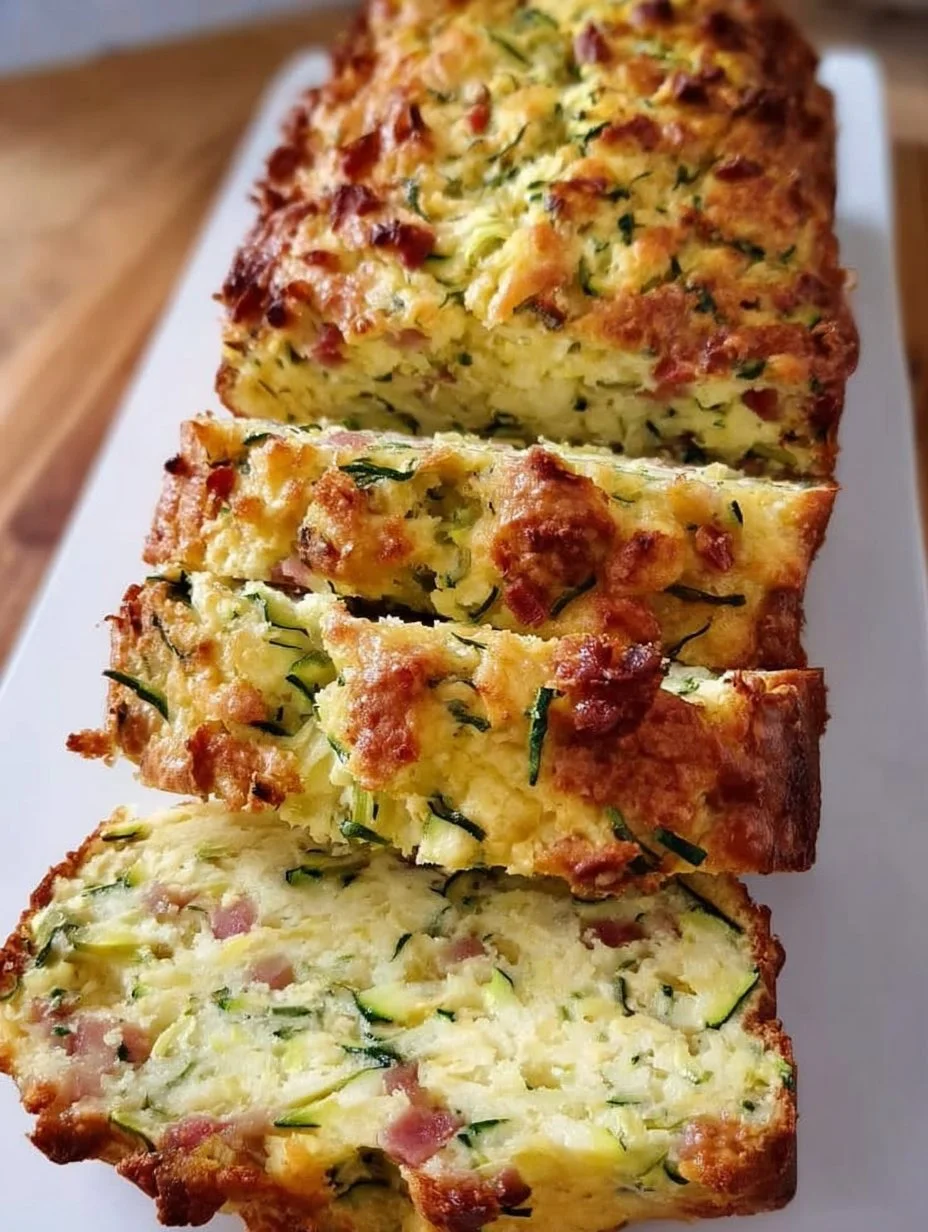 Gâteau de Courgette aux Lardons