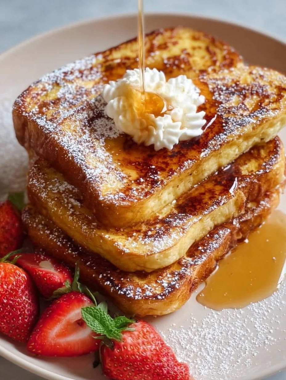 Pain perdu moelleux au sirop d’érable
