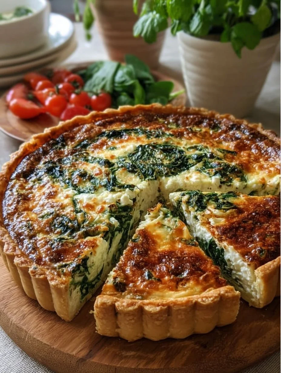 Quiche épinards fromage facile et fondante