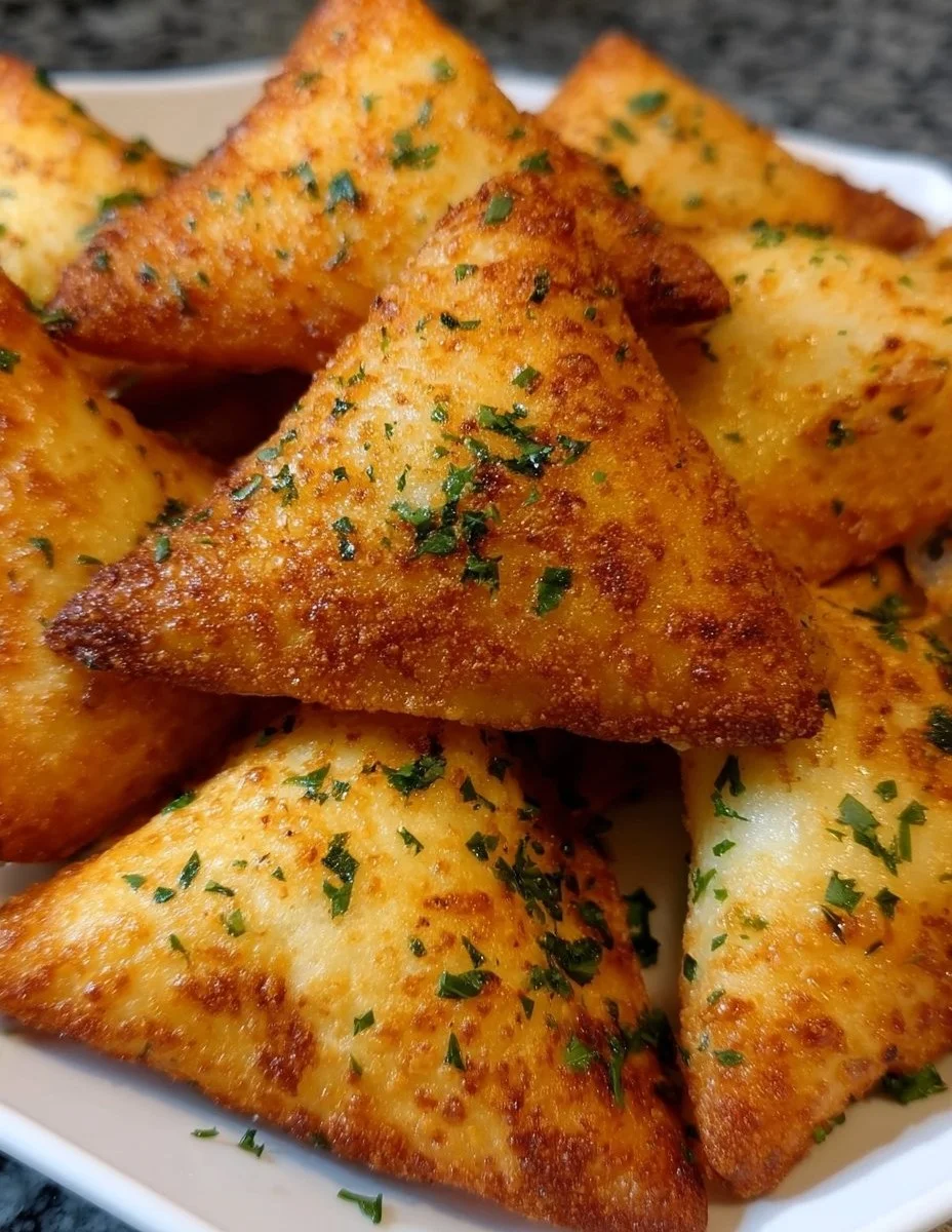 Samosas croustillants au fromage