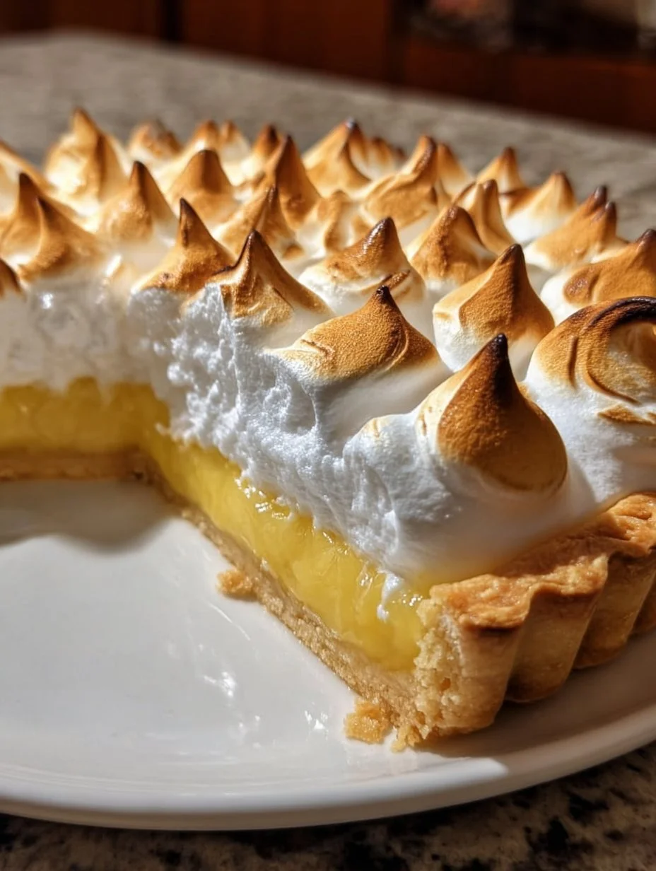 Tarte au citron meringuée