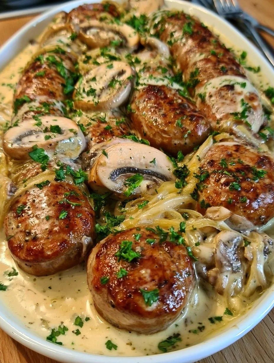 Andouillette aux champignons