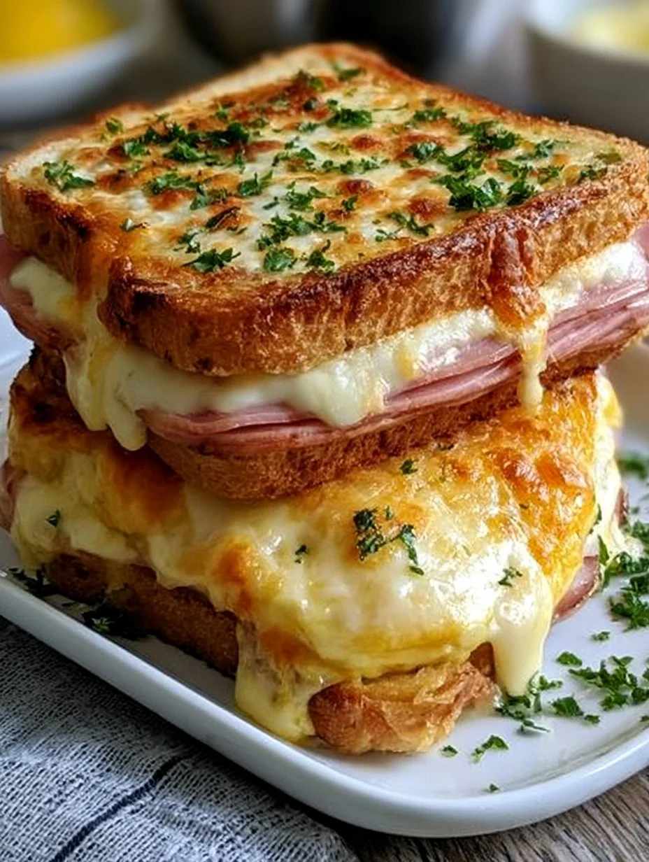 Croque-Monsieur Gourmand à la Béchamel, Jambon et Fromage