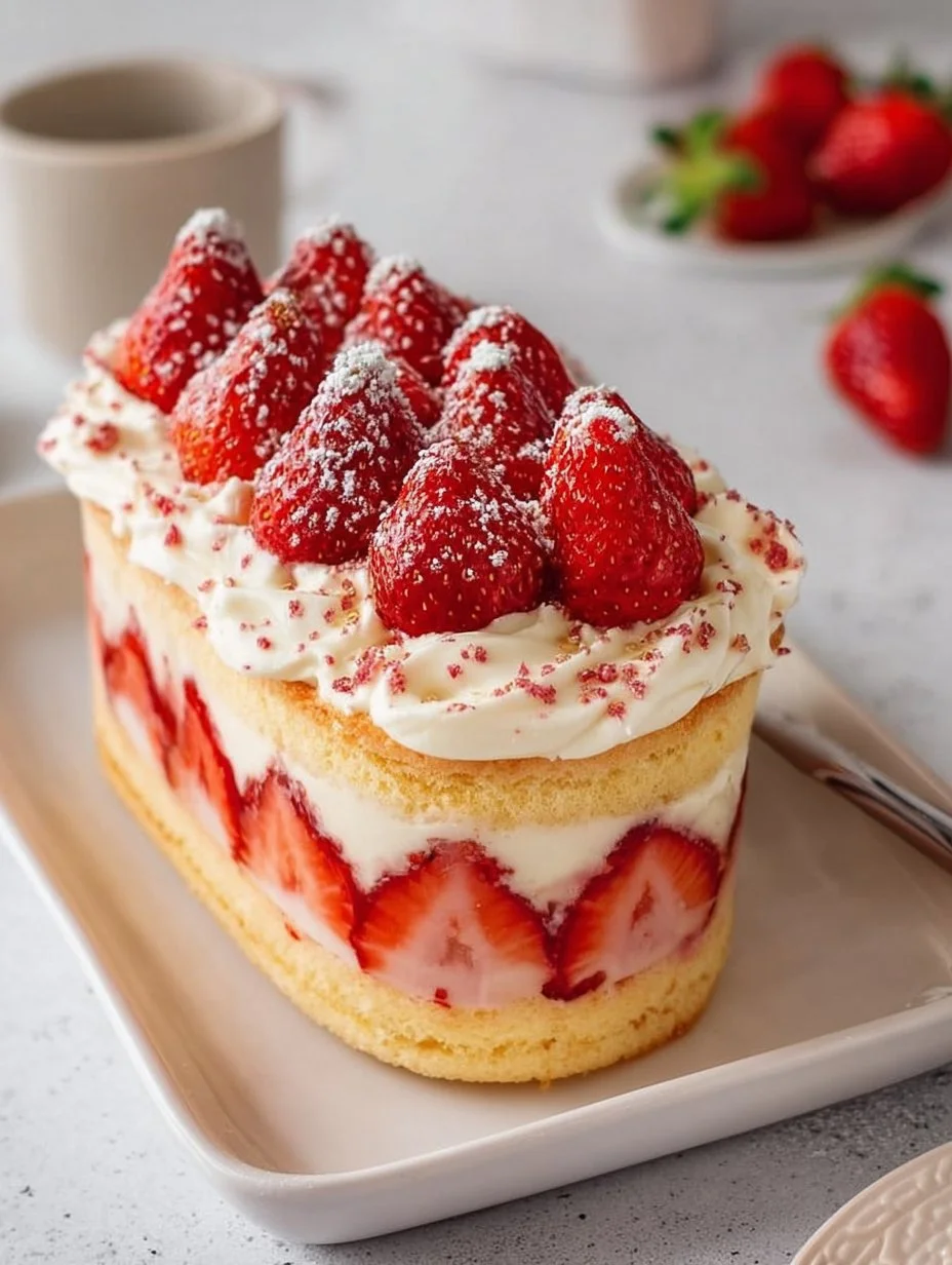 Cup façon fraisier
