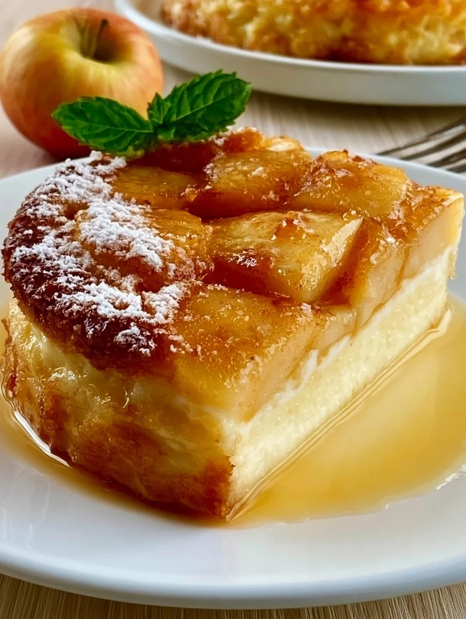 Flan aux pommes et yaourt
