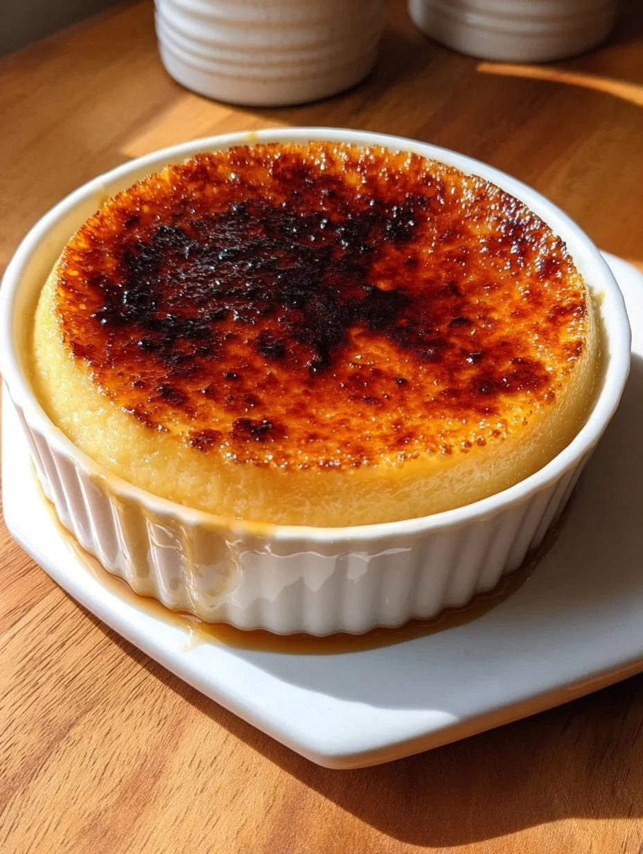 Flan brûlé vanille-miso