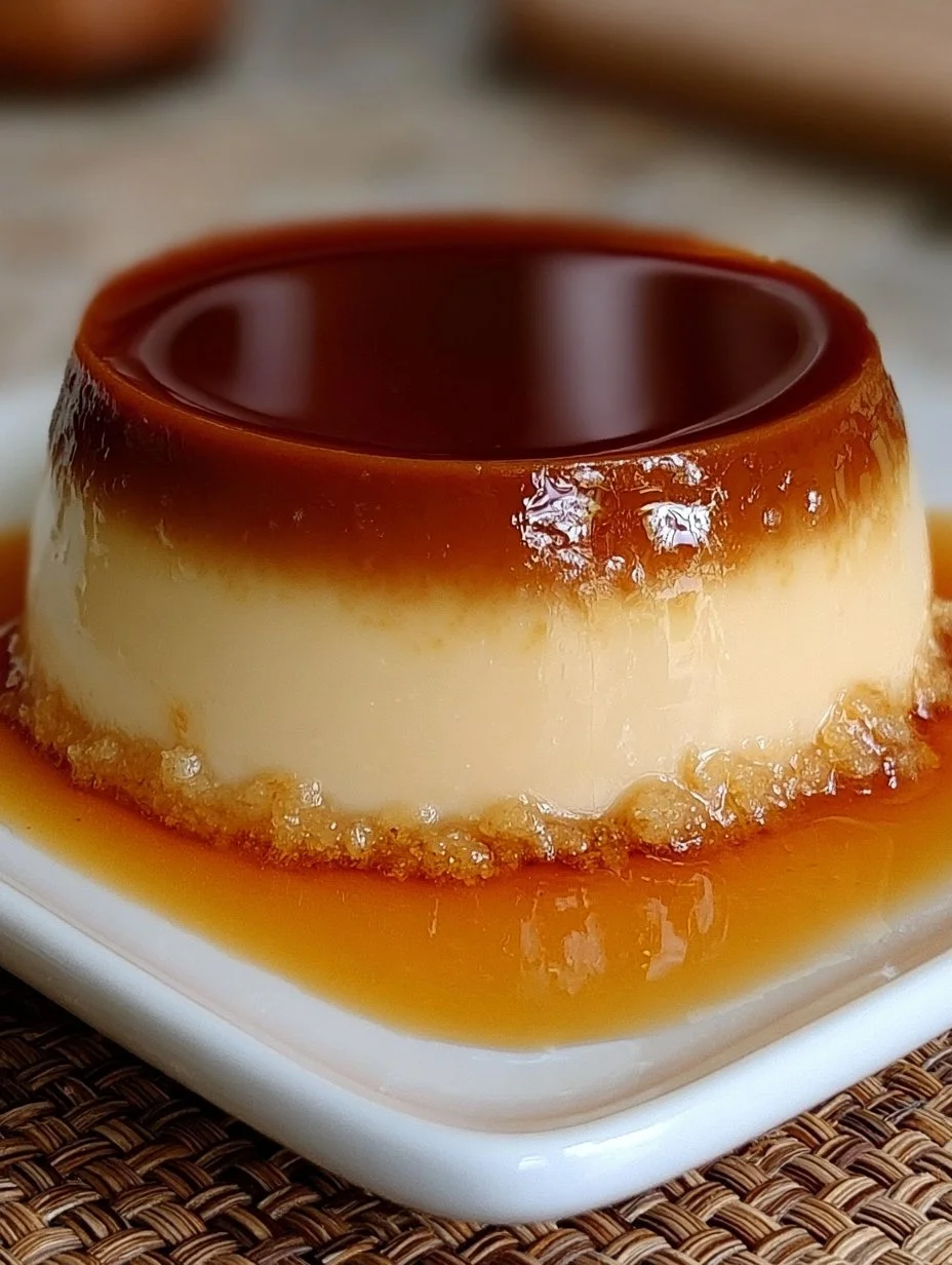 Flan caramel maison ultra fondant