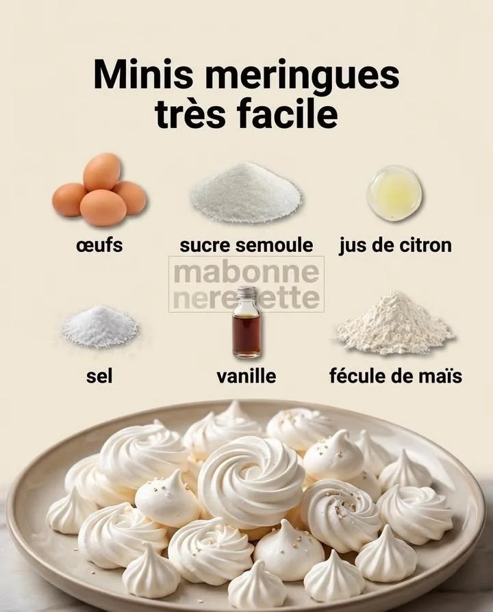 Minis meringues très faciles