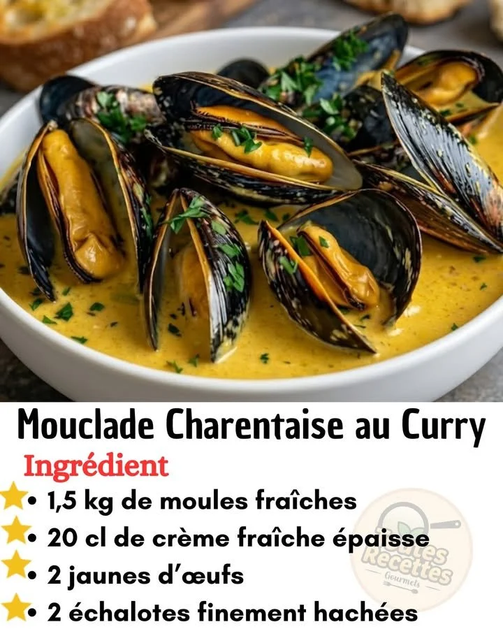 Mouclade Charentaise au Curry