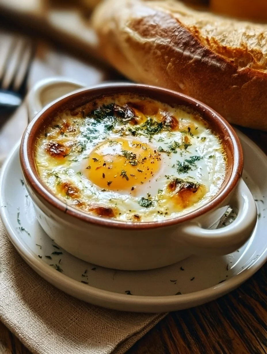 Œufs cocotte à la crème