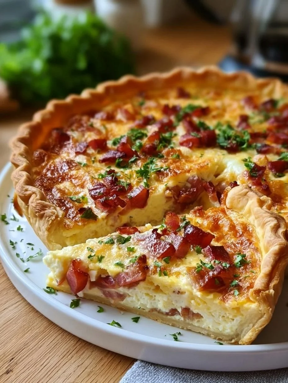 Quiche Économique Façon Lardons