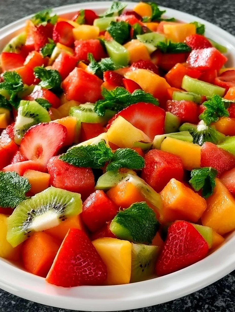 Salade de Fruits Frais à la Menthe