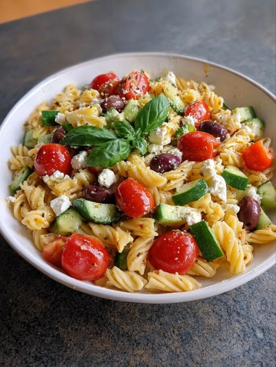 Salade de pâtes méditerranéenne