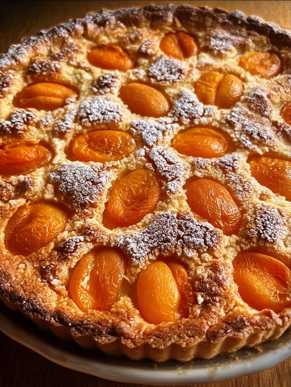 Tarte amandine aux abricots