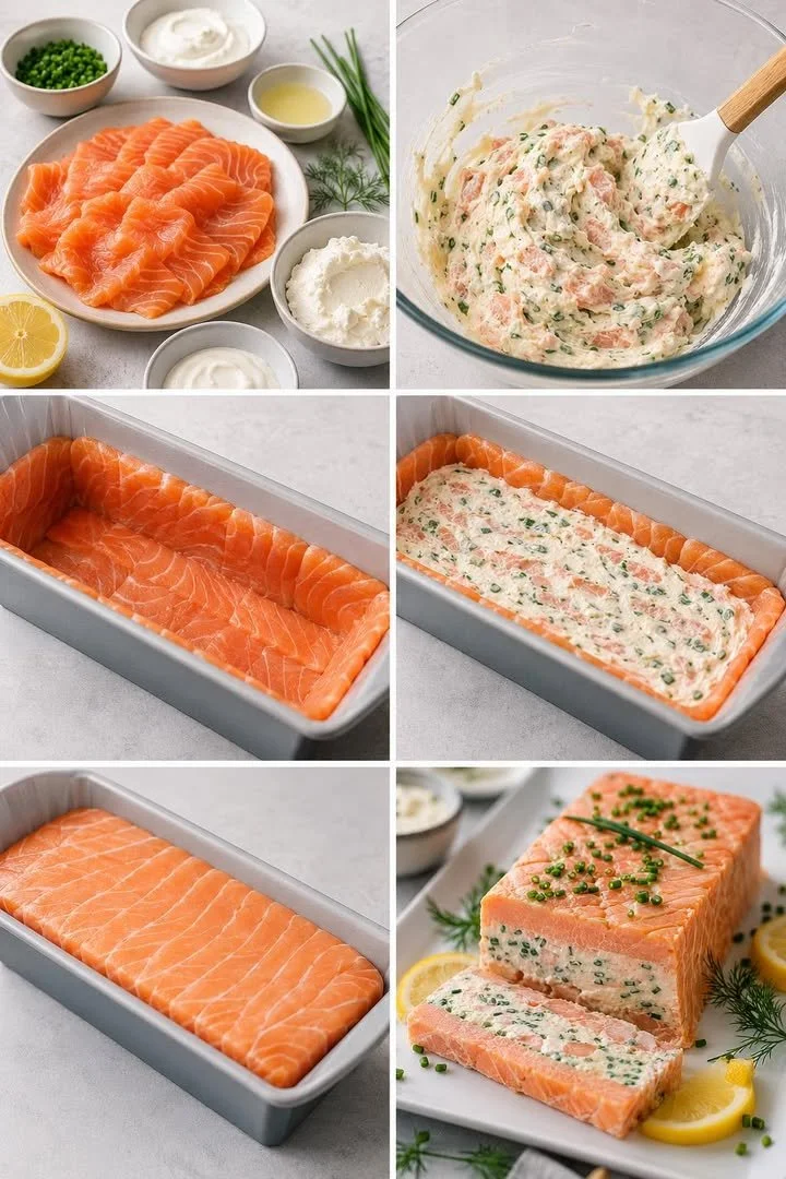 Terrine de Saumon à la Ciboulette