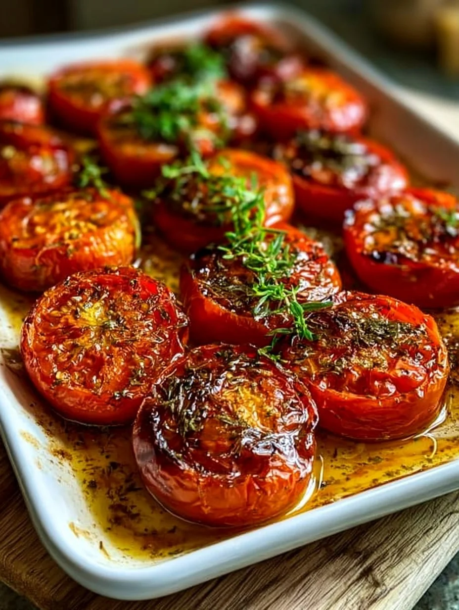 Tomates rôties au four
