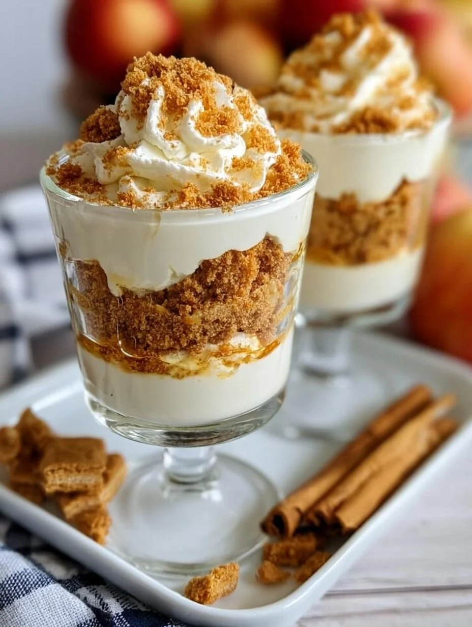 Verrine Pomme Mascarpone Spéculoos