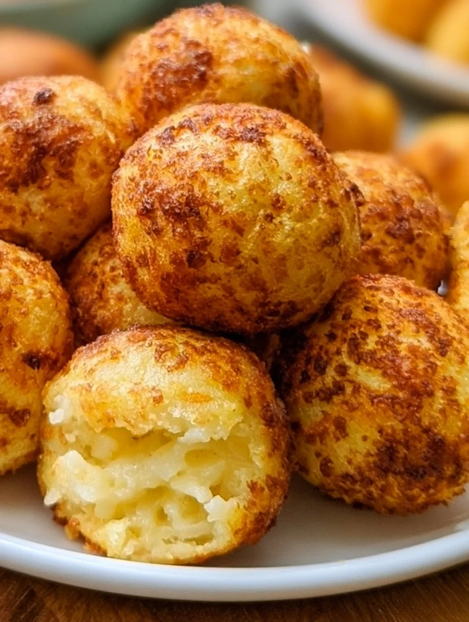 Boulettes de pommes de terre au fromage