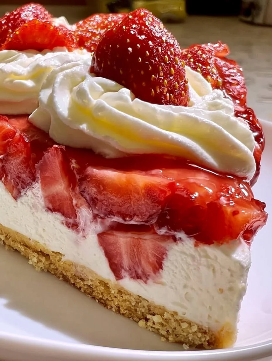 Cheesecake Fraises Sans Cuisson