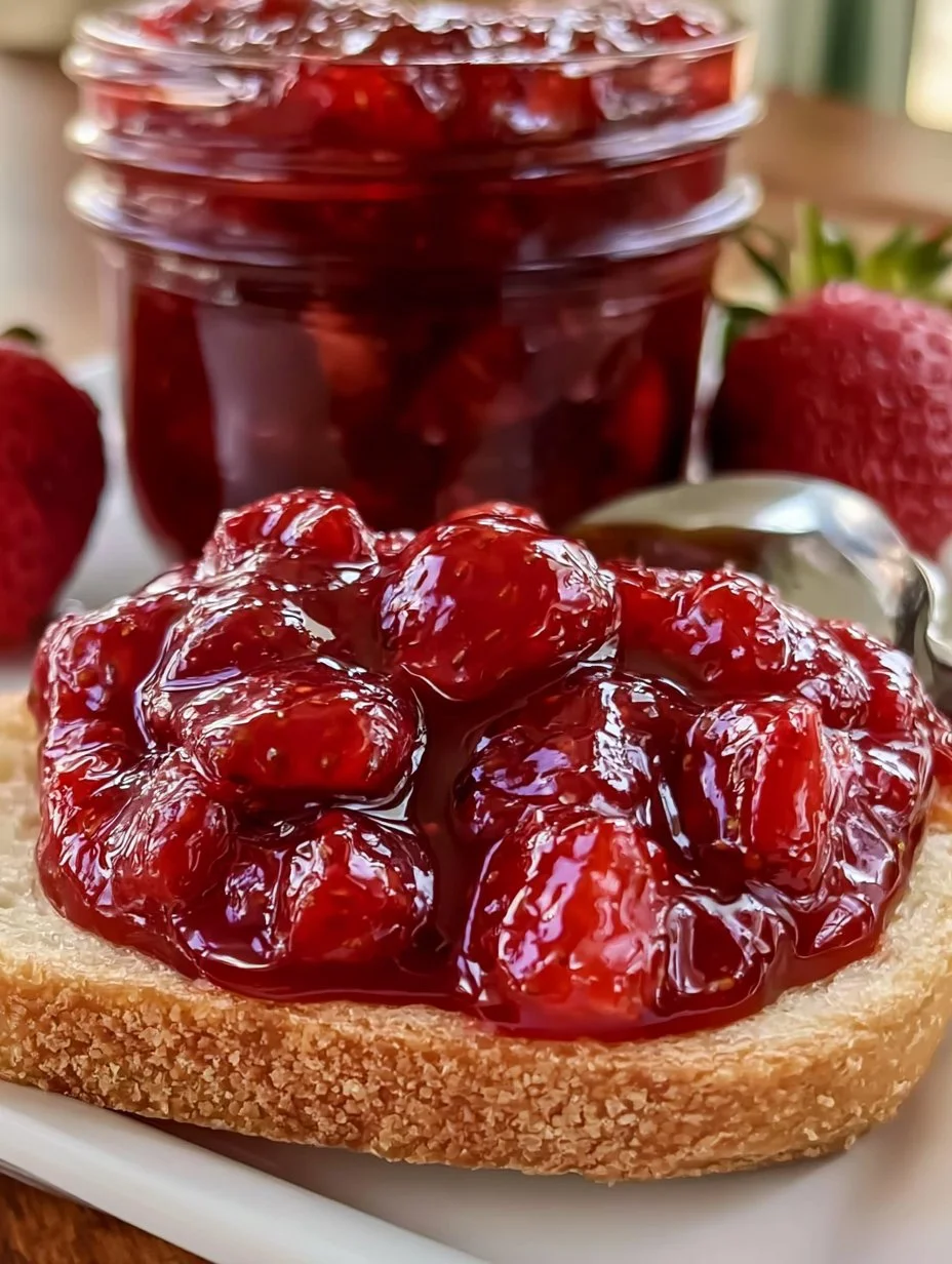 Confiture de Fraises Express au Sirop d’Érable