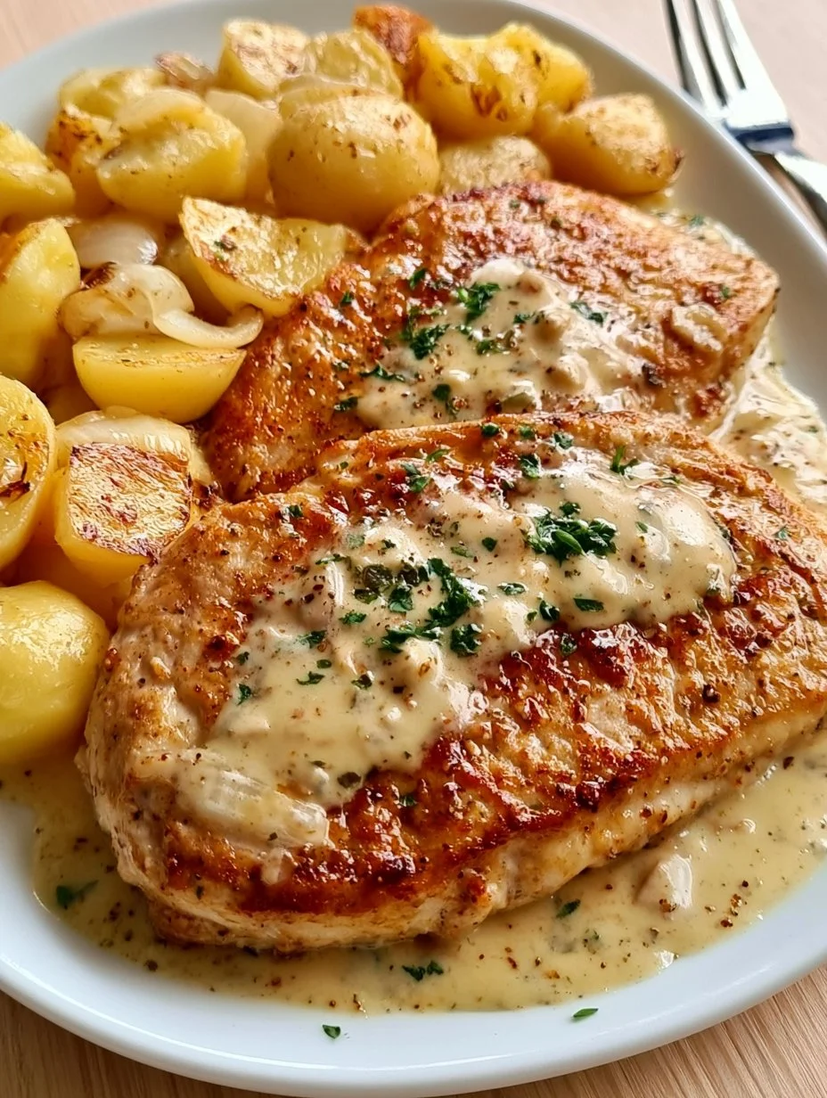 Escalope de Poulet aux Pommes de Terre