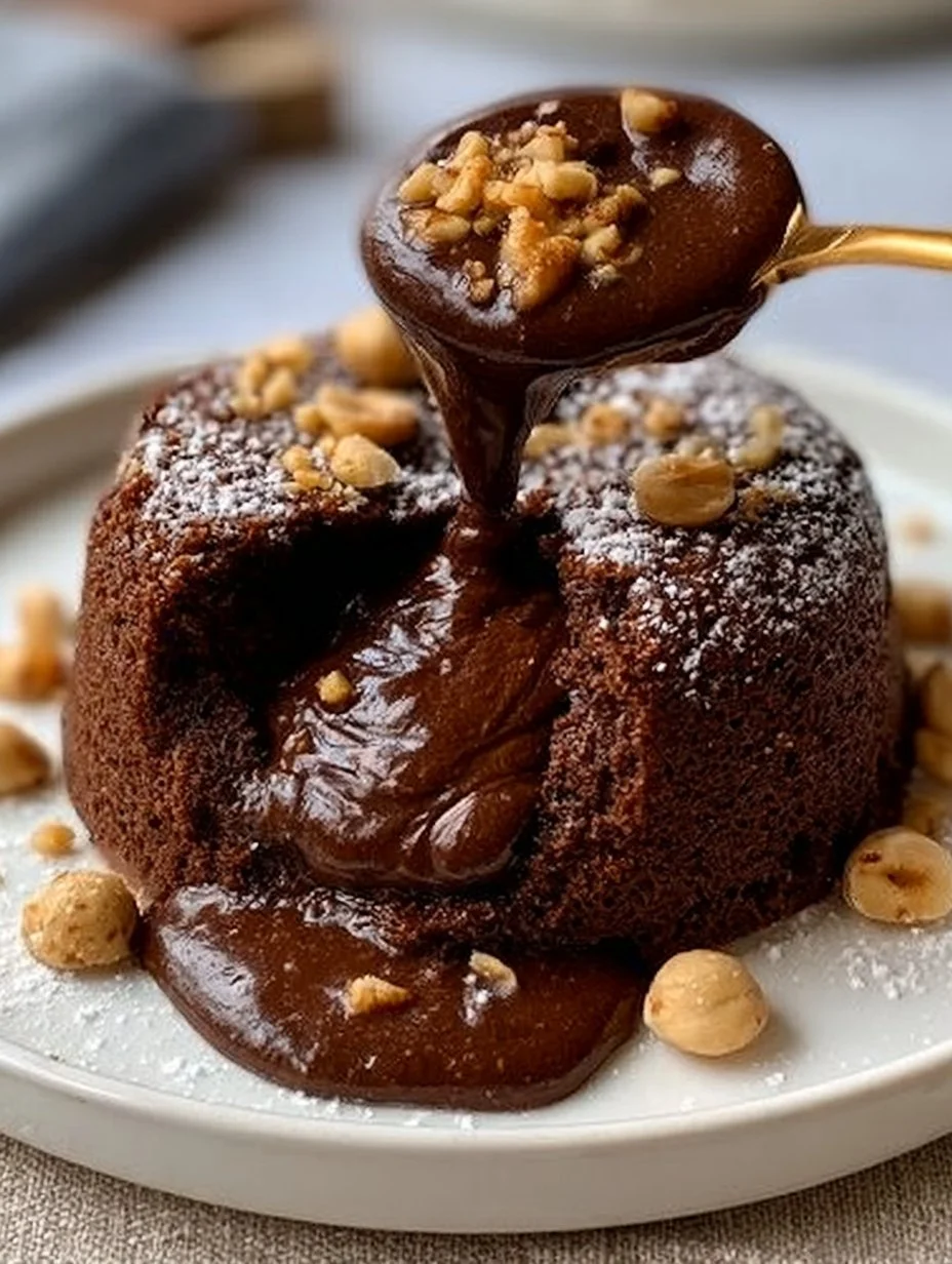 Gâteau Coulant Chocolat & Praliné Noisette