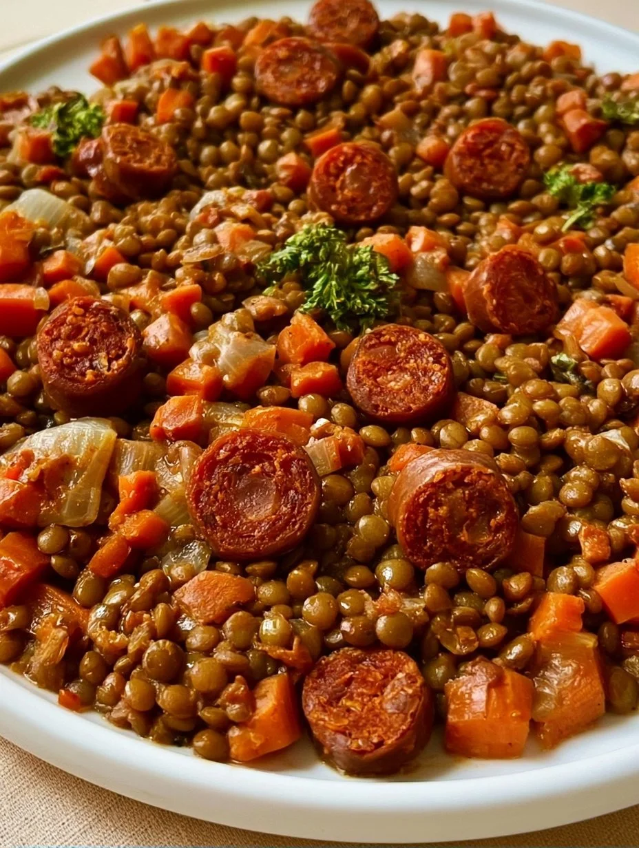Lentilles à l’espagnole au Chorizo