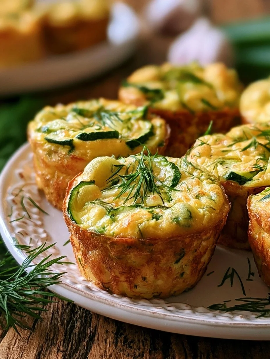 Mini flans zucchini & eggs