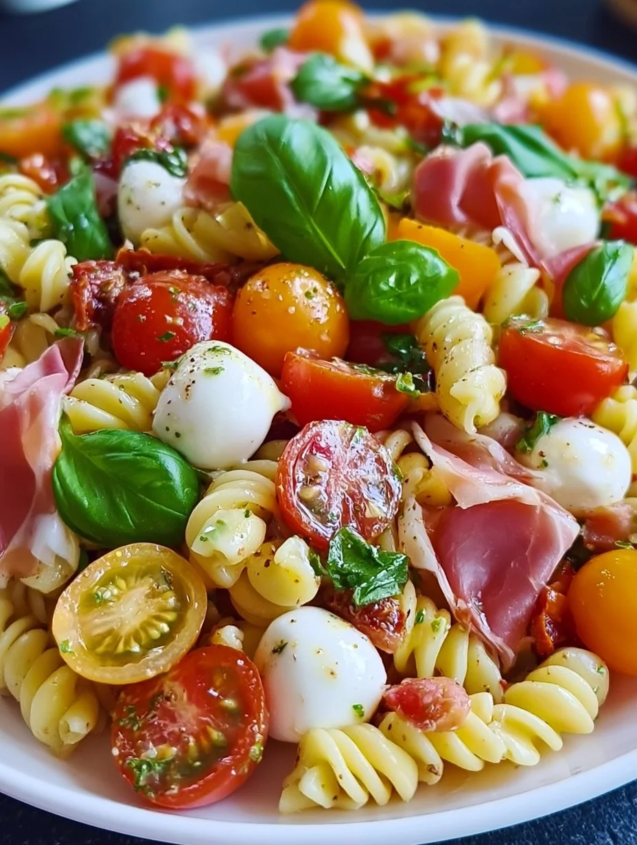 Salade de pâtes italiennes rapide et simple