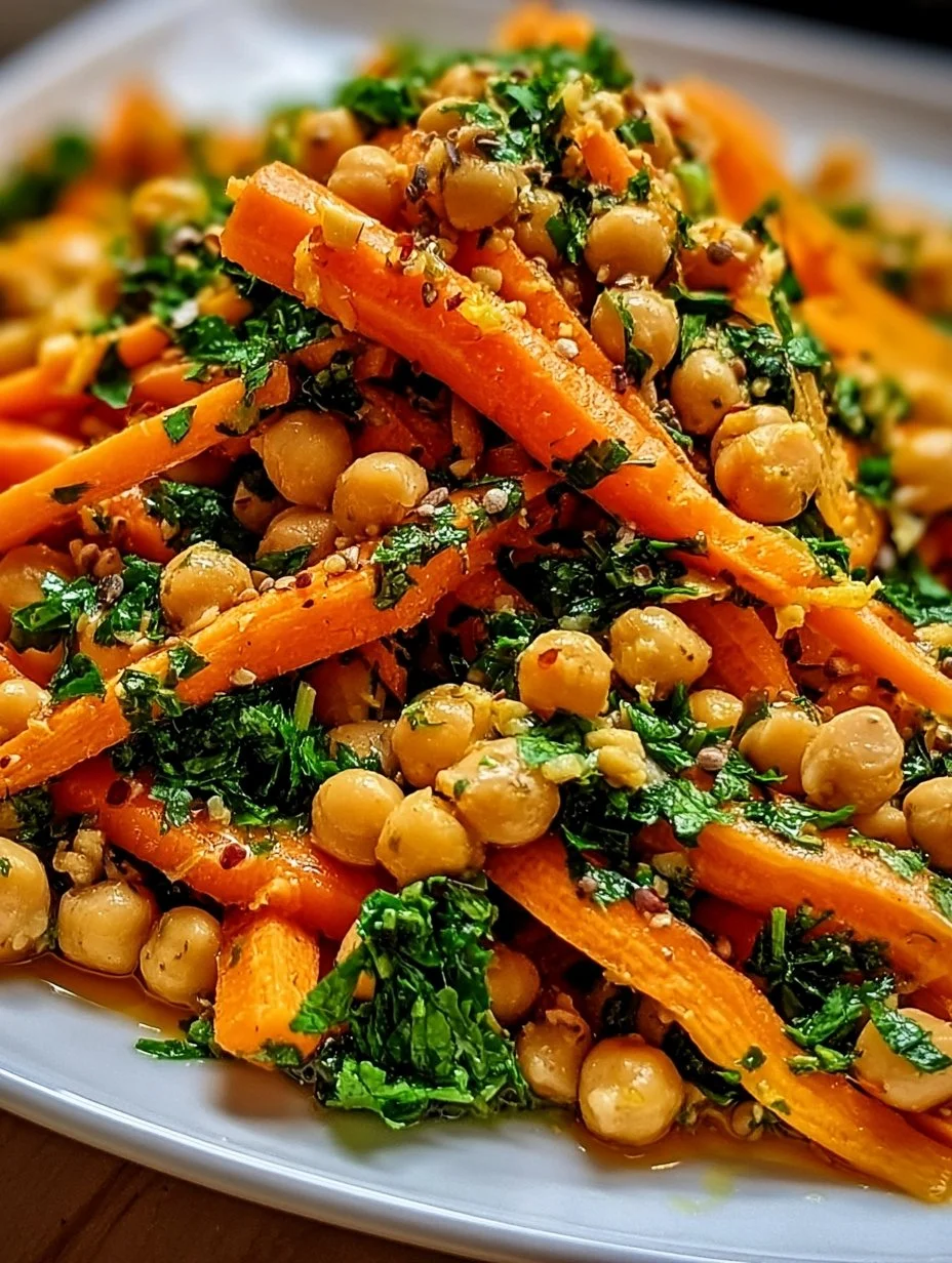 Salade Marocaine Carottes Pois Chiches