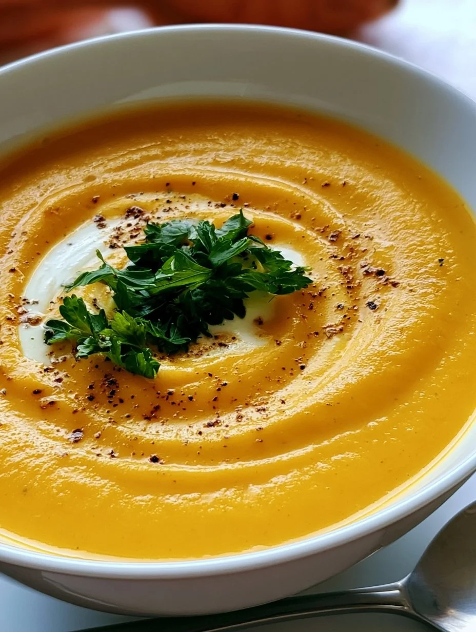 Soupe de carottes et de navets au sirop d’érable