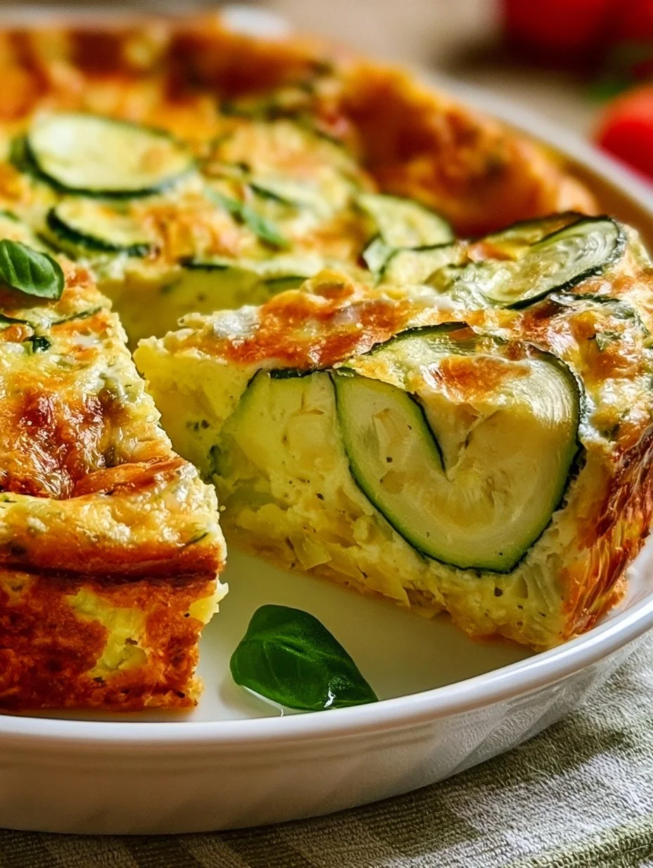 Clafoutis aux courgettes et parmesan