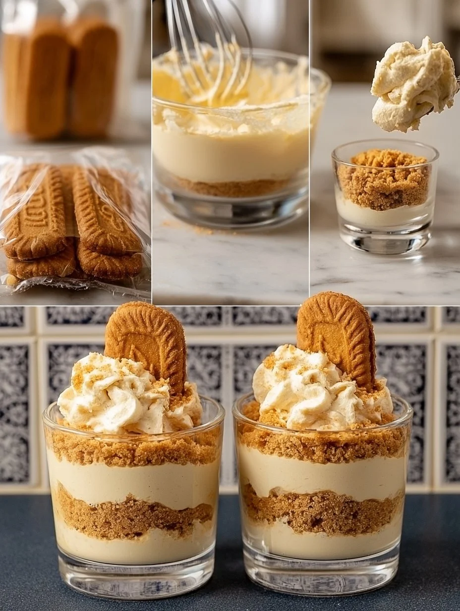 Dessert Lotus Biscoff sans cuisson