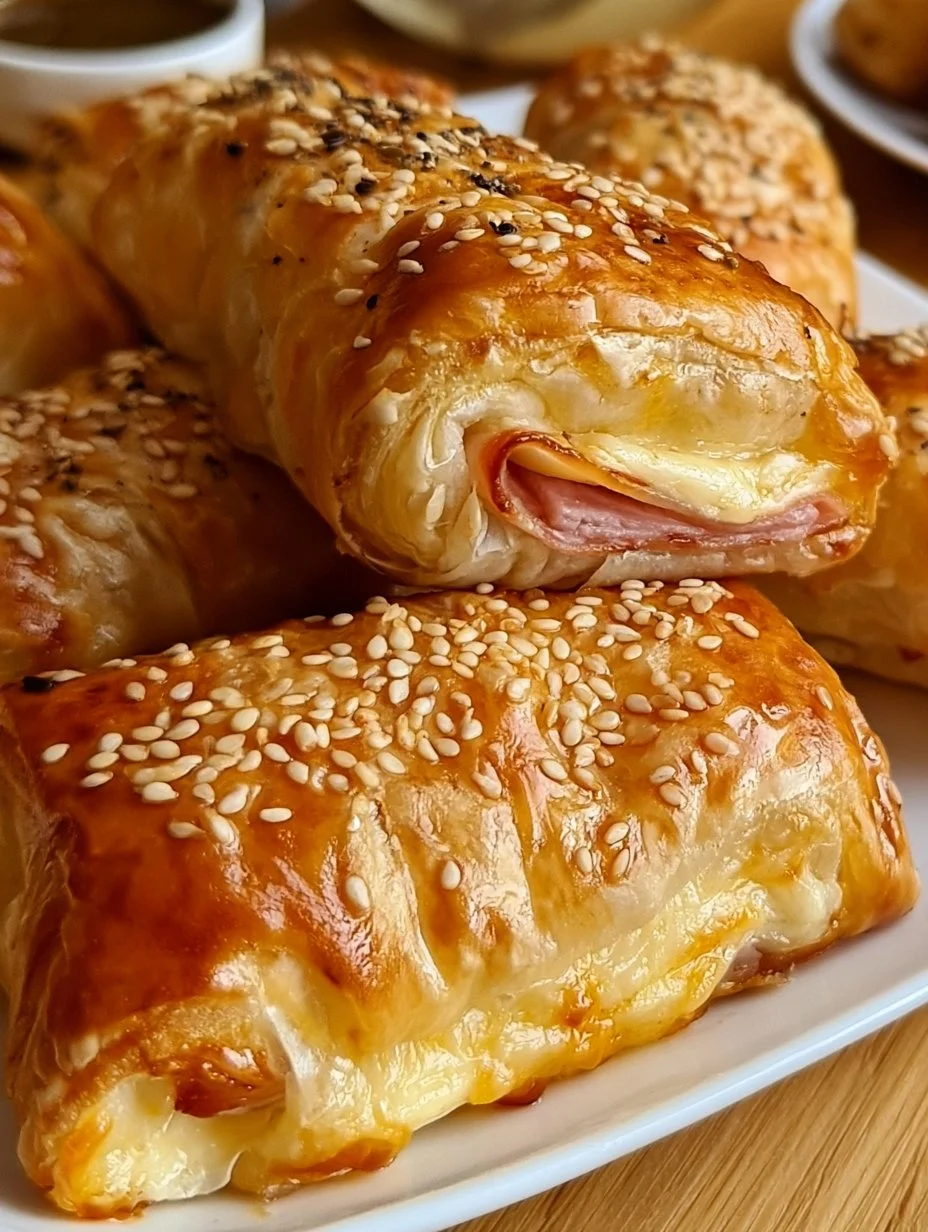 Feuilleté Roulé Jambon Fromage