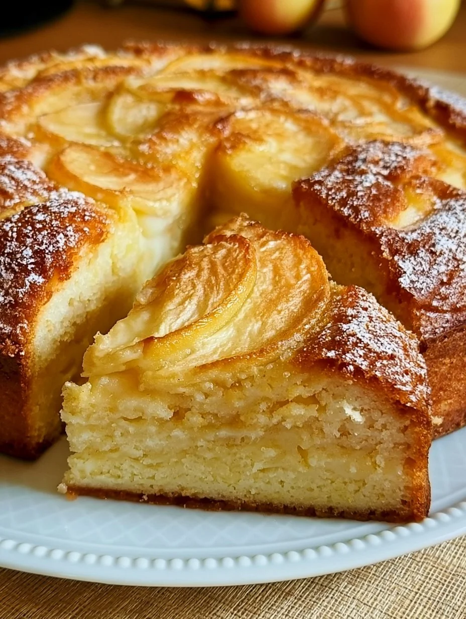 Gâteau au yaourt aux pommes
