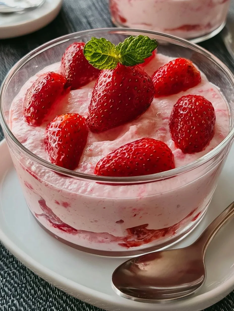 Mousse de Fraise Léger