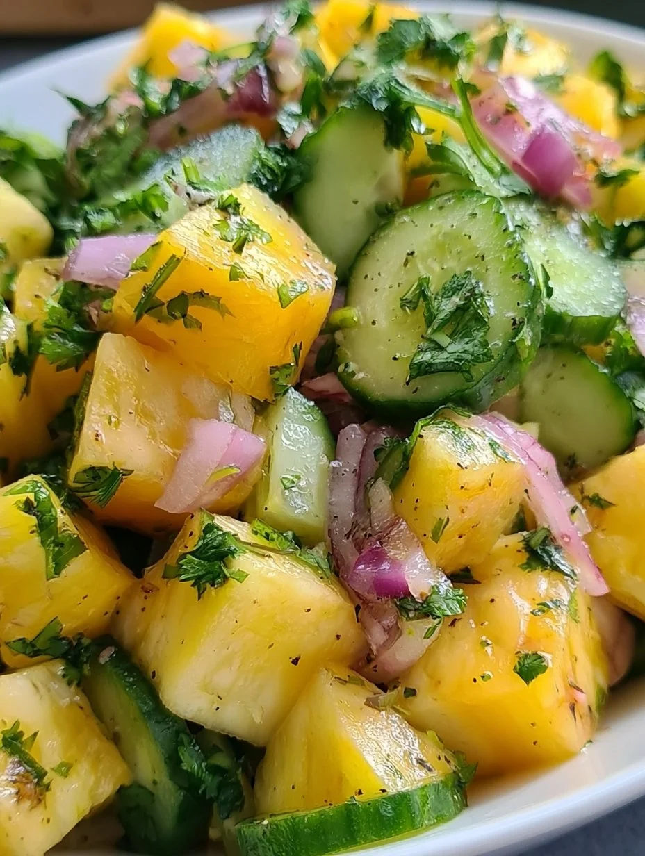 Salade Ananas Concombre