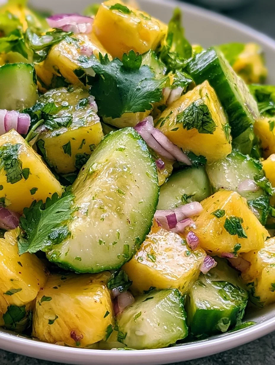 Salade Ananas Concombre